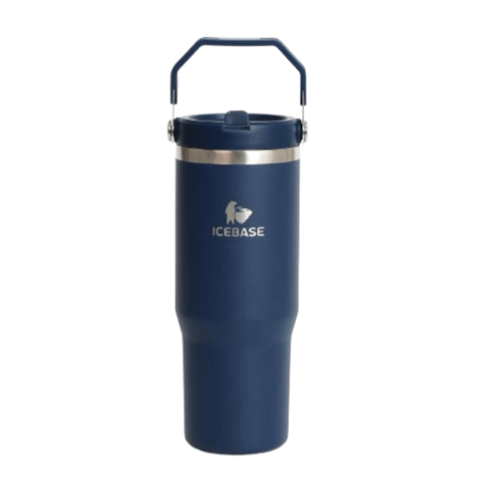 แก้วเก็บความเย็น ICEBASE รุ่น VL-518NV (FLIPZ) ขนาด 900 ML สีกรม